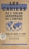 Jean Saint-Martin - Le problème des réfugiés de l'Empire - Ce qui a été fait, ce qui pourrait être fait.