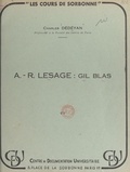 Charles Dédéyan - A.-R. Lesage : Gil Blas (1).