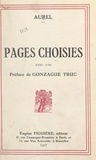 Gonzague Truc et  Aurel - Pages choisies.