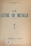Henry Farémont - La lettre du métallo - Monologue.