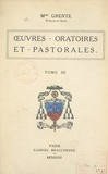 Georges Grente - Œuvres oratoires et pastorales (3).