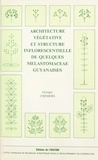 Georges Cremers et  Institut français de recherche - Architecture végétative et structure inflorescentielle de quelques melastomaceae guyanaises.