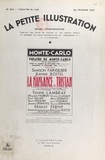 Georges Delaquys et Robert de Beauplan - La naissance de Tristan - Poème dramatique et musical en trois parties et dix tableaux représenté pour la première fois, le 24 décembre 1936 au théâtre de Monte Carlo.