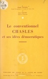  Faculté des Lettres et Jean Dautry - Le conventionnel Chasles et ses idées démocratiques.