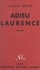 Claude Meyer - Adieu, Laurence.