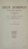 Emmanuel Gisquière - Deus dominus. Praelectiones theodiceae (2). De divinis operationibus.