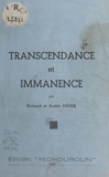 André Neher et Richard Neher - Transcendance et immanence.