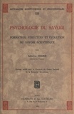 Catherine Chamié - Psychologie du savoir - Formation, structure et évolution du savoir scientifique.