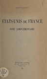 René Jacqmin - États-Unis de France - Note complémentaire.