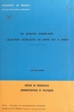 Joël Lebullenger et Ph. Braud - Un scrutin exemplaire : l'élection législative de mars 1973 à Dinan.