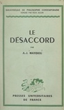 Augustin-Jean Maydieu et Félix Alcan - Le désaccord.
