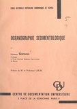 Léopold Berthois et  École nationale supérieure agr - Océanographie sédimentologique.