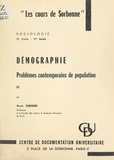 Alain Girard - Démographie : problèmes contemporains de population.