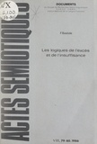 Françoise Bastide et Jacques Fontanille - Les logiques de l'excès et de l'insuffisance.