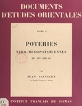 Jean Sauvaget et  Institut français de Damas - Poteries syro-mésopotamiennes du XIVe siècle (1).
