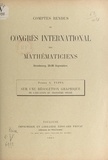 Pierre A. Typpa - Sur une résolution graphique de l'équation du troisième degré - Comptes rendus du Congrès international des mathématiciens. Strasbourg, 22-30 septembre 1921.