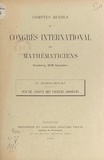 Dimitri Riabouchinski - Sur le calcul des valeurs absolues - Comptes rendus du Congrès international des mathématiciens, Strasbourg, 22-30 septembre.