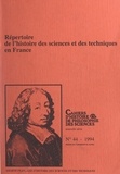 Christine Blondel et Anne-Cécile Vauge - Répertoire de l'histoire des sciences et des techniques en France.