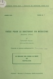 Patrick Erard et  Faculté de médecine Paris Sud - La maladie qui causa la mort de Napoléon - Thèse pour le Doctorat en médecine (diplôme d'État) présentée et soutenue publiquement le 5 novembre 1976.