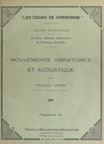 François Croze - Mouvements vibratoires et acoustique (3).