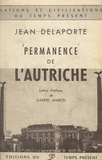 Jean Delaporte et  Balack - Permanence de l'Autriche.