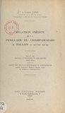 A.-Jacques Parès et  Comité des travaux historiques - Relation inédite de la fusillade du Champ-de-Mars, à Toulon (Ier nivôse an II).