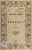 Henri Terras - La population du Trièves.