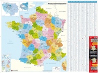  Blay-Foldex - France administrative plastifiée 132x98cm - 1/1 000 000.