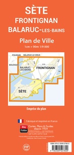 SÈTE, FRONTIGNAN, BALARUC - 2024 - Plan de ville