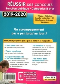 L'intégrale Note de synthèse. Catégories B et A  Edition 2019-2020