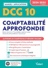 Marie-Astrid Le Theule et Bernadette Collain - Comptabilité approfondie DCG 10.