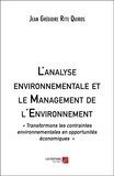 Jean Grégoire Rite Quiros - L'analyse environnementale et le management de l'environnement.