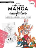 Van Huy Ta - Créatures manga aux feutres - Avec des calques à taille réelle.