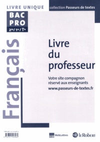 Marie-Hélène Dumaître - Français 2e/1e/Tle Bac Pro - Livre du professeur.