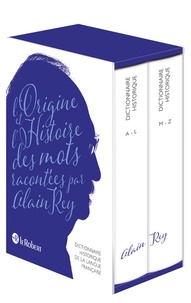 Alain Rey - Dictionnaire historique de la langue française - Coffret en 2 volumes.