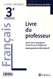 Corinne Abensour - Français 3e - Livre du professeur.