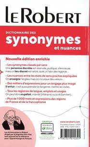 Dictionnaire des synonymes et nuances poche +