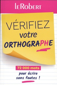 Dominique Le Fur - Vérifiez votre orthographe.