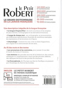 Le Petit Robert. Dictionnaire alphabétique et analogique de la langue française  Edition 2024