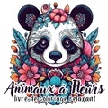  Color art passion - Animaux à Fleurs - 40 illustrations florales en forme d'animaux pour la détente et l'évasion.