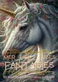 Books on Demand - Merveilleuses Fantaisies - 40 illustrations de créatures et lieux imaginaires à colorier.