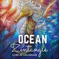  Books on Demand - Au Coeur de l'Océan - Livre de coloriage vie sous-marine zentangle pour adulte anti-stress.