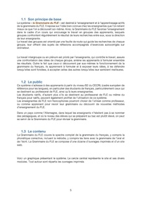 Emploi du Système participatif : la Grammaire du FLE. Comment enseigner la grammaire du FLE avec l'aide d'internet