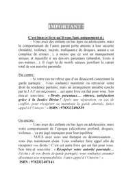 Demander la garde parentale exclusive. Dans l'intérêt des enfants, le retrait de l'autorité de l'autre parent est nécessaire ? Faites appel à l'Univers pour renforcer la décision de la justice humaine !