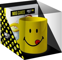  SmileyWorld - Coffret Mug cakes Smiley - Contient : 1 livre, 1 mug, 1 carnet.