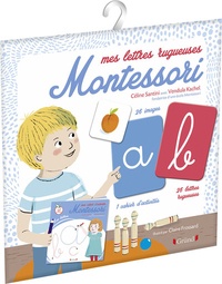 Céline Santini et Vendula Kachel - Mes lettres rugueuses Montessori.