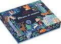 Sandrine Monnier - Strass et sequins - Avec 3 cartes recouvertes de points de colle à décorer avec 150 sequins et 5 cartes à compléter avec 200 strass et 300 mosaïques pailletées.