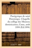  Bouchez - Panégyrique de saint Dominique.
