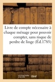  Verne - Livre de compte nécessaire à chaque ménage, pour pouvoir compter.