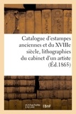 Jean-Eugène Vignères - Catalogue d'estampes anciennes et du XVIIIe siècle, lithographies du cabinet d'un artiste.